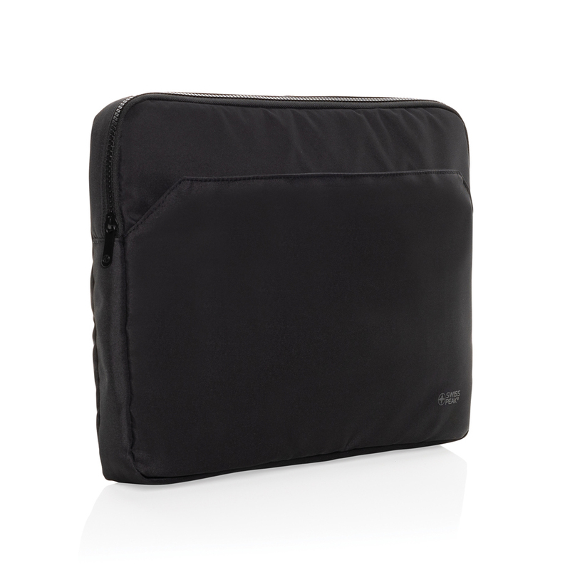 Чехол для ноутбука Swiss Peak Essential из rPET Aware™, 15.6" с логотипом