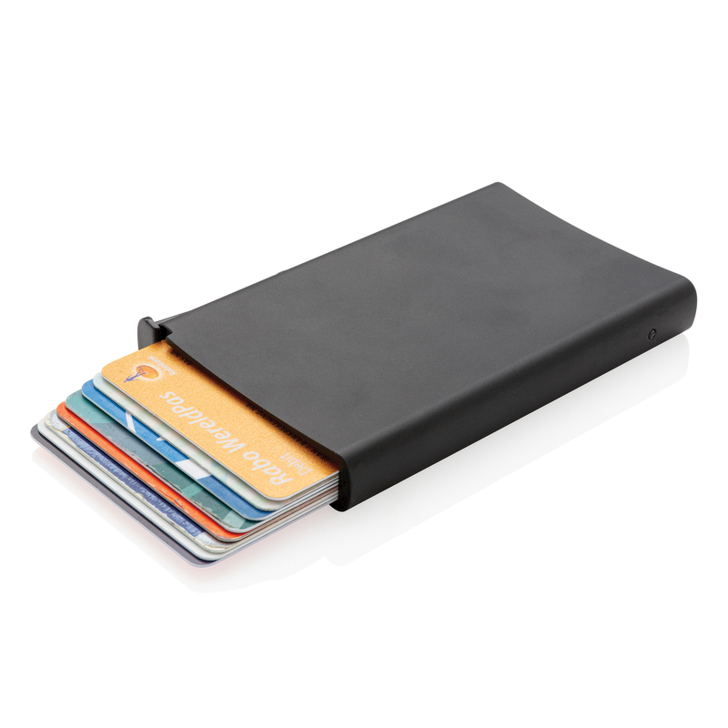 Алюминиевый картхолдер Standard с RFID с логотипом