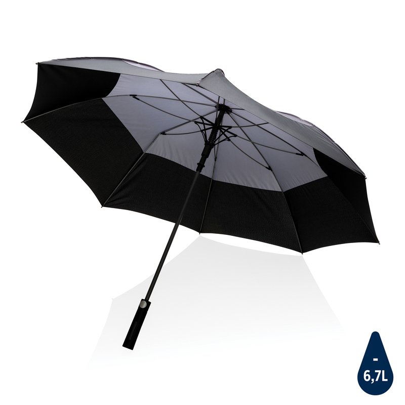 Зонт-антишторм Impact из RPET AWARE™ 190T, d120 см с логотипом
