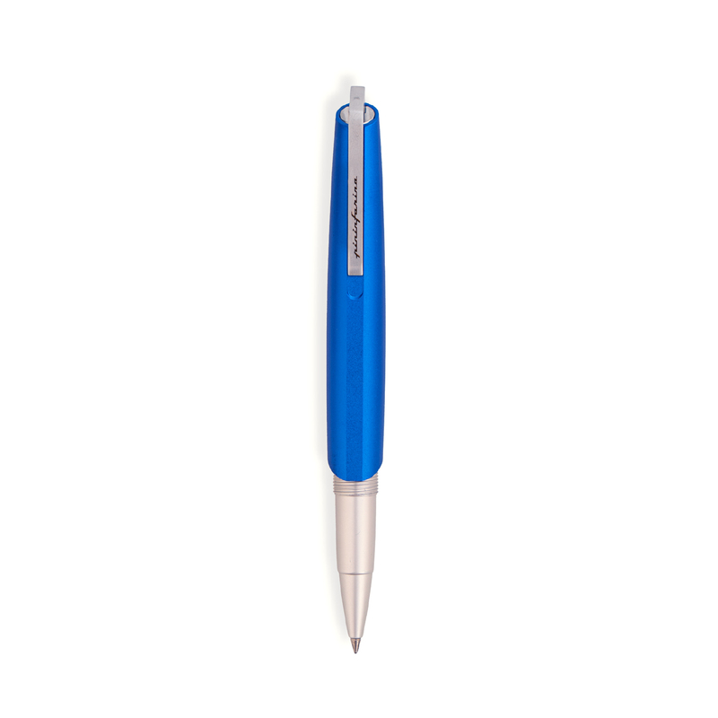 Ручка-роллер Pininfarina PF GO BLUE с логотипом