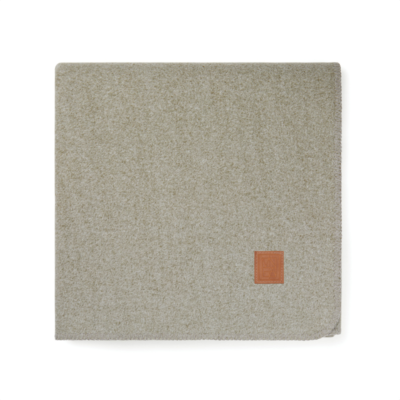 Плед VINGA Moulton из rPET GRS, 320 г/м², 130х170 см с логотипом