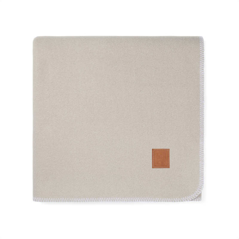 Плед VINGA Moulton из rPET GRS, 320 г/м², 130х170 см с логотипом