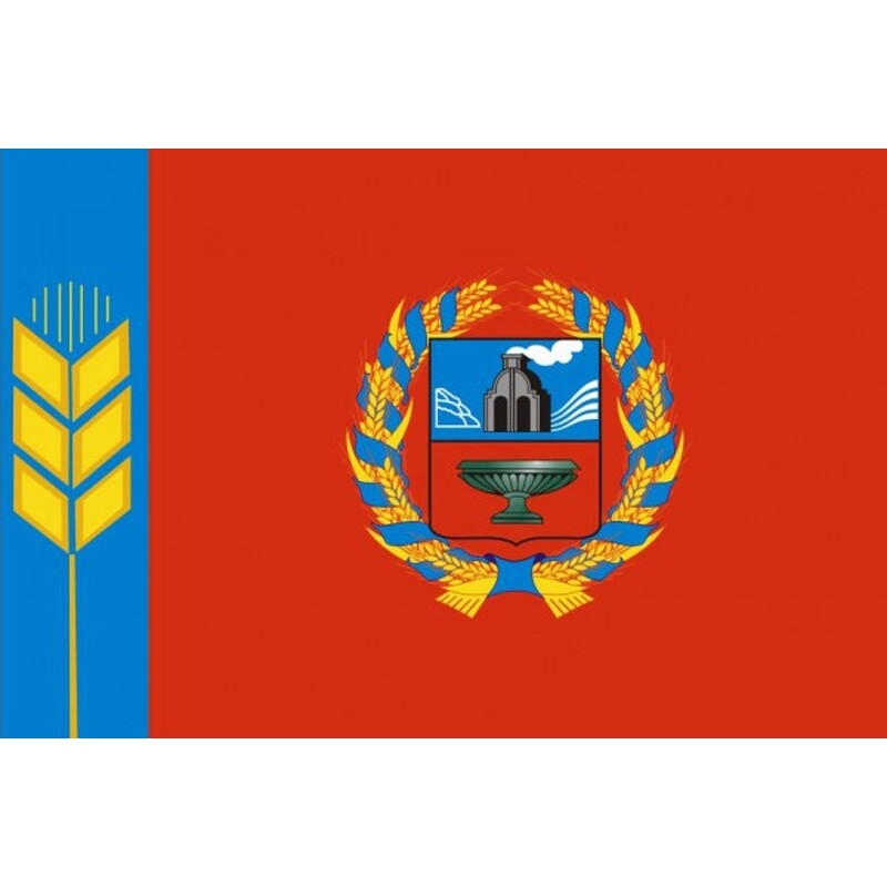 Флаг субъекта РФ Алтайский край с логотипом