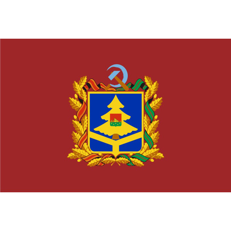 Флаг субъекта РФ Брянская область с логотипом