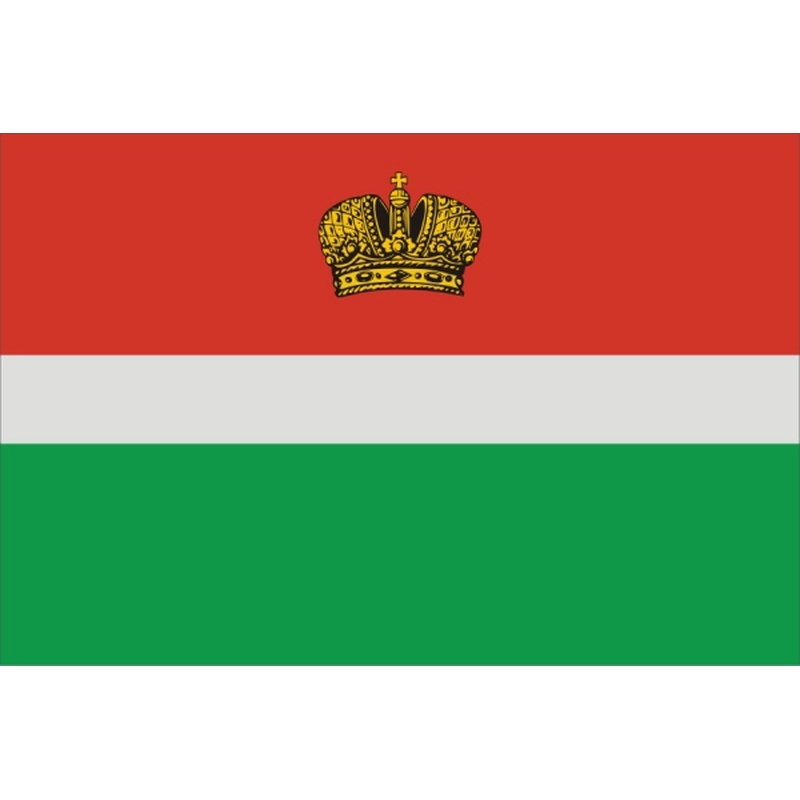 Флаг субъекта РФ Калужская область с логотипом