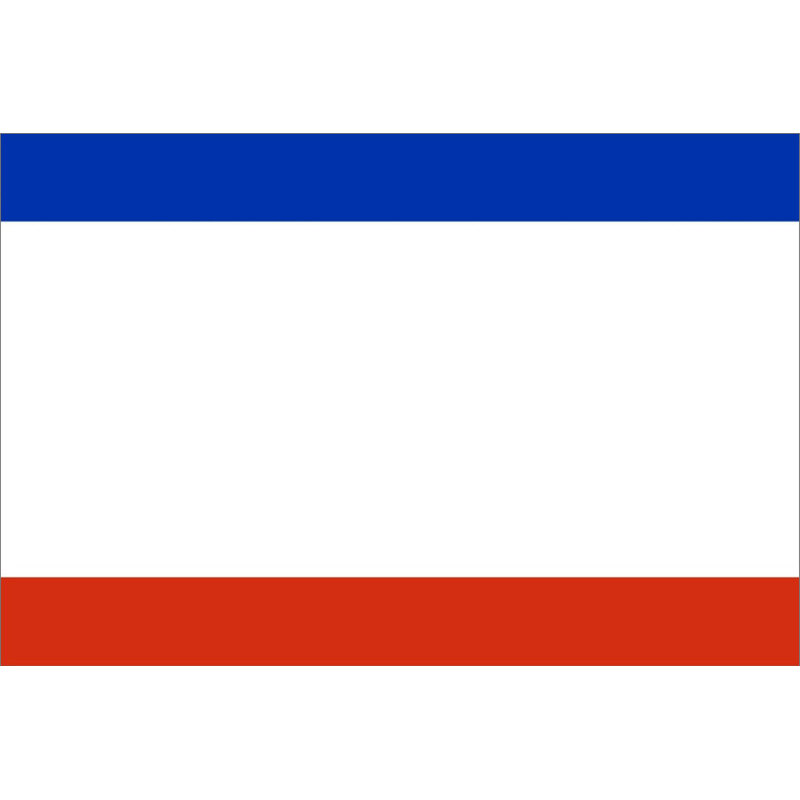 Флаг субъекта РФ Республика Крым с логотипом