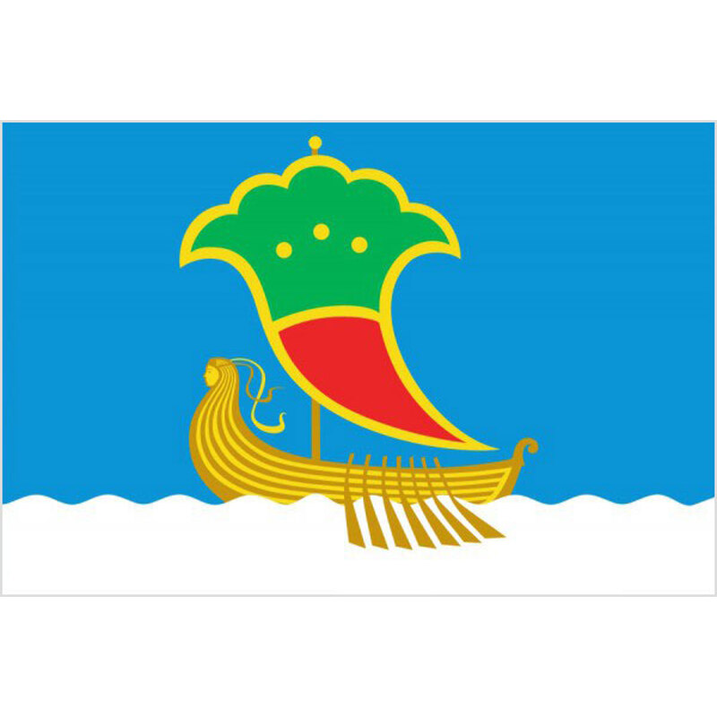 Флаг города Набережные Челны с логотипом