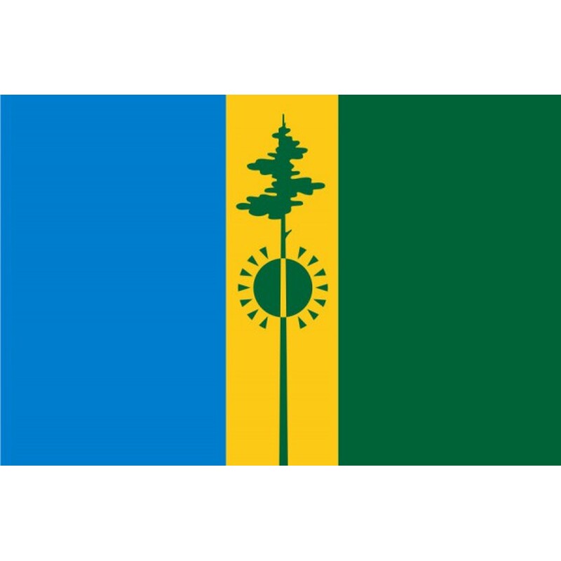 Флаг города Нижнекамск с логотипом
