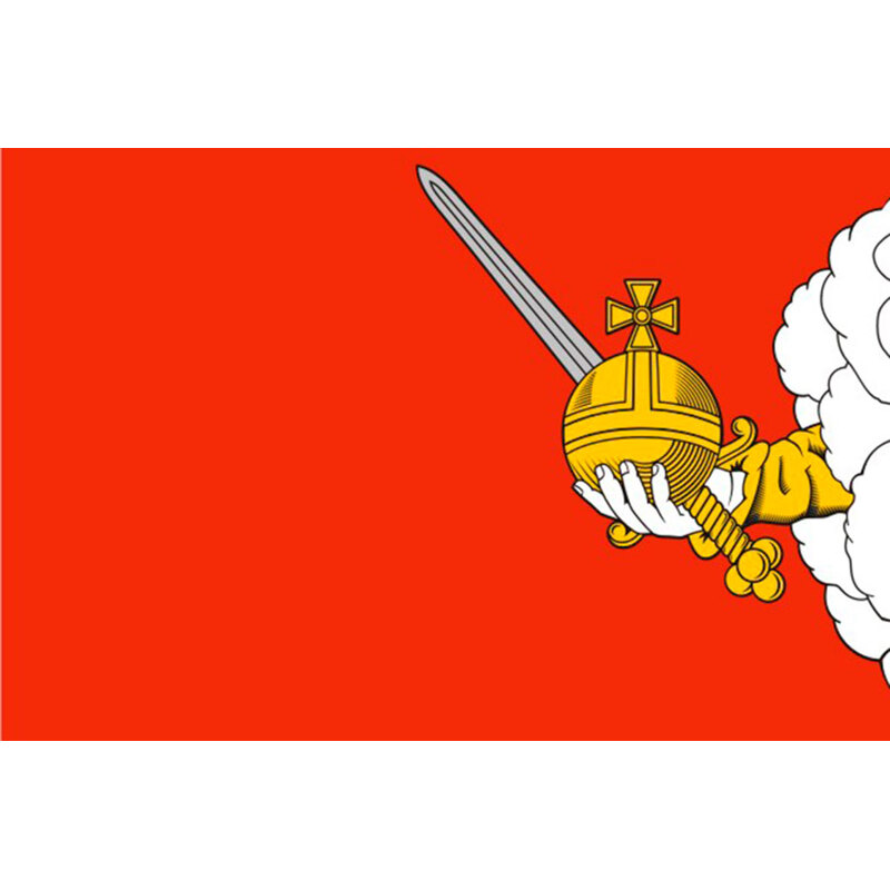 Флаг города Вологда с логотипом